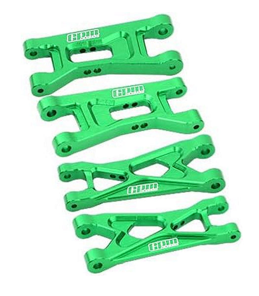 7075 Alloy Front & Rear Lower Arms Aluminum Upgrade Combo For LOSI 1/24 Micro-B 2WD Buggy RTR-LOS00007 - Green