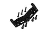 1/5 Standard Aluminum 7075 Alloy Steering Servo Mount Plate For Losi 1:8 LMT Solid Axle Monster Truck-LOS04021 LOS04022 / LMT Solid Axle Mega Truck-LOS04024 / 1:10 TLR Tuned LMT Kit-LOS04027 - Black