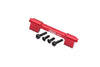 Aluminum 7075 Center Top Crossbar For Losi 1/18 Mini LMT 4X4 Brushed Monster Truck RTR-LOS01026 Upgrade Parts - Red