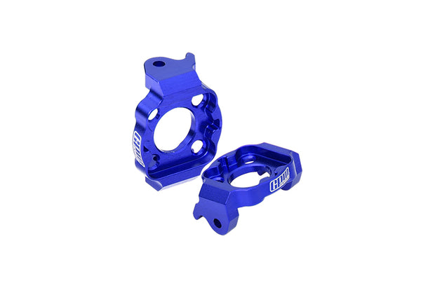 Aluminum 7075 Front C Hubs For Losi 1/18 Mini LMT 4X4 Brushed Monster Truck RTR-LOS01026 Upgrade Parts - Blue