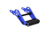 Aluminum 7075 Alloy Rear Adjustable Wheelie Bar For LOSI 1/18 Mini LMT 4X4 Brushed Monster Truck RTR LOS01026 Upgrade Parts - Blue