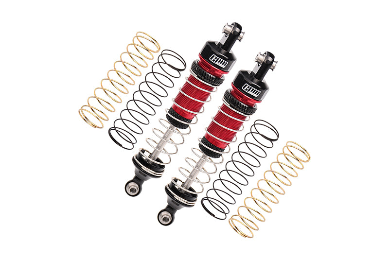 Aluminum 6061 Front Or Rear Shocks For Losi 1/18 Mini LMT 4X4 Brushed Monster Truck RTR-LOS01026 Upgrade Parts - Red