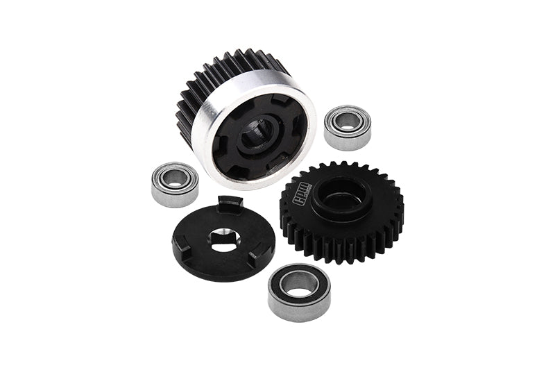 40Cr Steel Idle And Cush Drive Gear Set For Losi 1/18 Mini LMT 4X4 Brushed Monster Truck RTR-LOS01026 Upgrade Parts