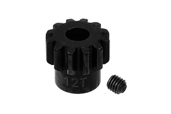 Losi 1:10 Lasernut U4 Tenacity LOS03028 / Tenacity DB Pro LOS03027V2 Upgrade Parts Harden Steel 45# 12T Pinion Gear - 2Pc Set Black