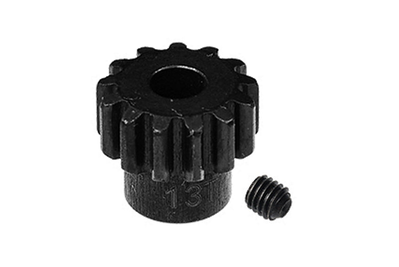 Losi 1:10 Lasernut U4 Tenacity LOS03028 / Tenacity DB Pro LOS03027V2 Upgrade Parts Harden Steel 45# 13T Pinion Gear - 2Pc Set Black