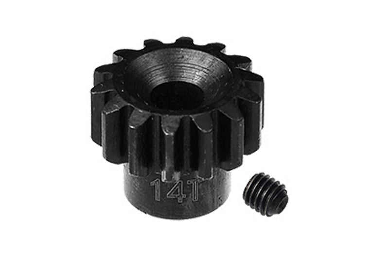 Losi 1:10 Lasernut U4 Tenacity LOS03028 / Tenacity DB Pro LOS03027V2 Upgrade Parts Harden Steel 45# 14T Pinion Gear - 2Pc Set Black