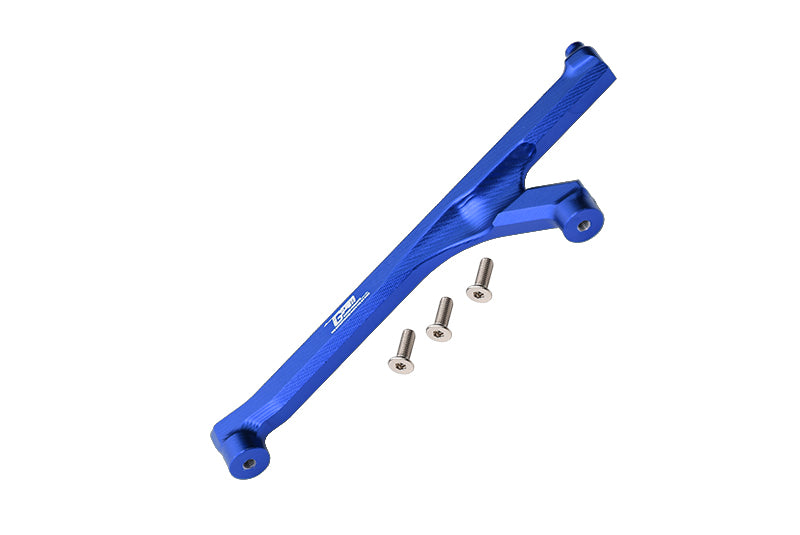 Losi 1:10 Lasernut U4 Tenacity LOS03028 / Tenacity DB Pro LOS03027V2 Upgrade Parts Aluminum Front Chassis Brace - 4Pc Set Blue