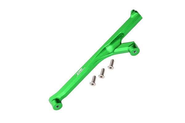 Losi 1:10 Lasernut U4 Tenacity LOS03028 / Tenacity DB Pro LOS03027V2 Upgrade Parts Aluminum Front Chassis Brace - 4Pc Set Green