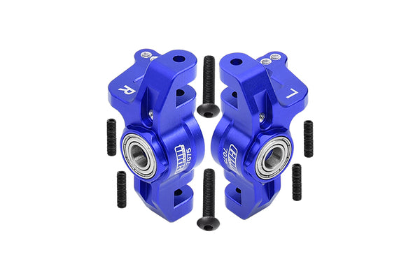 Losi 1:10 Lasernut U4 Tenacity LOS03028 / Tenacity DB Pro LOS03027V2 Upgrade Parts Aluminum Front Knuckle Arms - 8Pc Set Blue