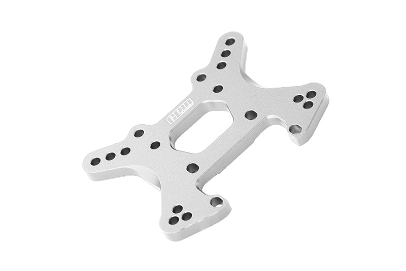 Losi 1:10 Lasernut U4 Tenacity LOS03028 / Tenacity DB Pro LOS03027V2 Upgrade Parts Aluminum Front Shock Tower -1Pc Set Silver