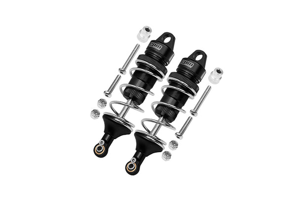 Losi 1:10 Lasernut U4 Tenacity LOS03028 / Tenacity DB Pro LOS03027V2 Upgrade Parts Aluminum Front Thickened Spring Dampers 86mm - 12Pc Set Black