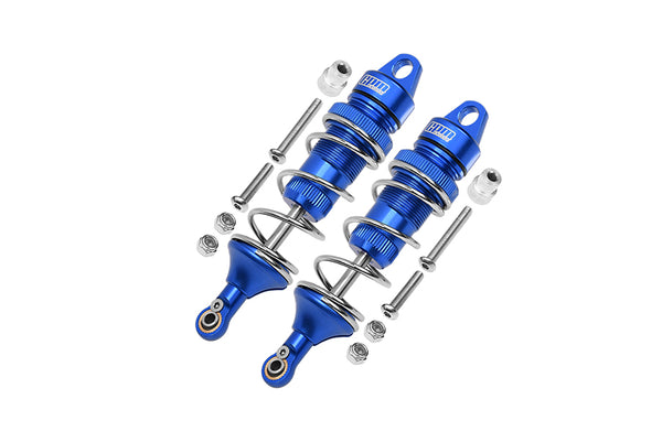 Losi 1:10 Lasernut U4 Tenacity LOS03028 / Tenacity DB Pro LOS03027V2 Upgrade Parts Aluminum Rear Thickened Spring Dampers 101mm - 12Pc Set Blue