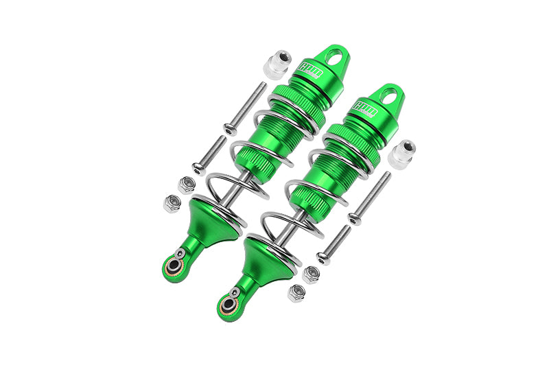 Losi 1:10 Lasernut U4 Tenacity LOS03028 / Tenacity DB Pro LOS03027V2 Upgrade Parts Aluminum Rear Thickened Spring Dampers 101mm - 12Pc Set Green