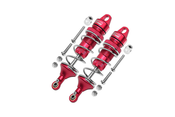 Losi 1:10 Lasernut U4 Tenacity LOS03028 / Tenacity DB Pro LOS03027V2 Upgrade Parts Aluminum Rear Thickened Spring Dampers 101mm - 12Pc Set Red