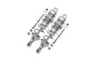 Losi 1:10 Lasernut U4 Tenacity LOS03028 / Tenacity DB Pro LOS03027V2 Upgrade Parts Aluminum Rear Thickened Spring Dampers 101mm - 12Pc Set Silver