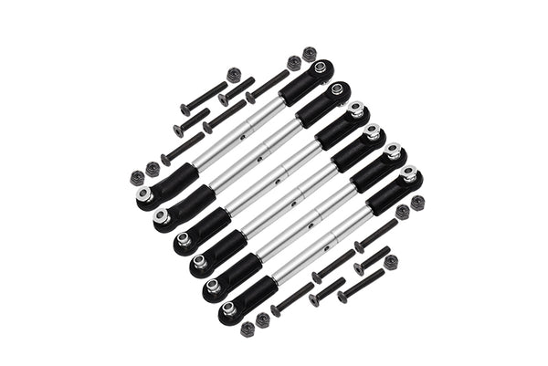 Losi 1:10 Lasernut U4 Tenacity LOS03028 / Tenacity DB Pro LOS03027V2 Upgrade Parts Stainless Steel Adjustable Tie Rods - 18Pc Set