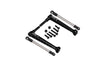 Losi 1/10 Lasernut U4 Tenacity LOS03028 Aluminum Rear Sway Bar & Stainless Steel Linkage - 12Pc Set Black