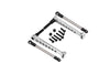 Losi 1/10 Lasernut U4 Tenacity LOS03028 Aluminum Rear Sway Bar & Stainless Steel Linkage - 12Pc Set Silver