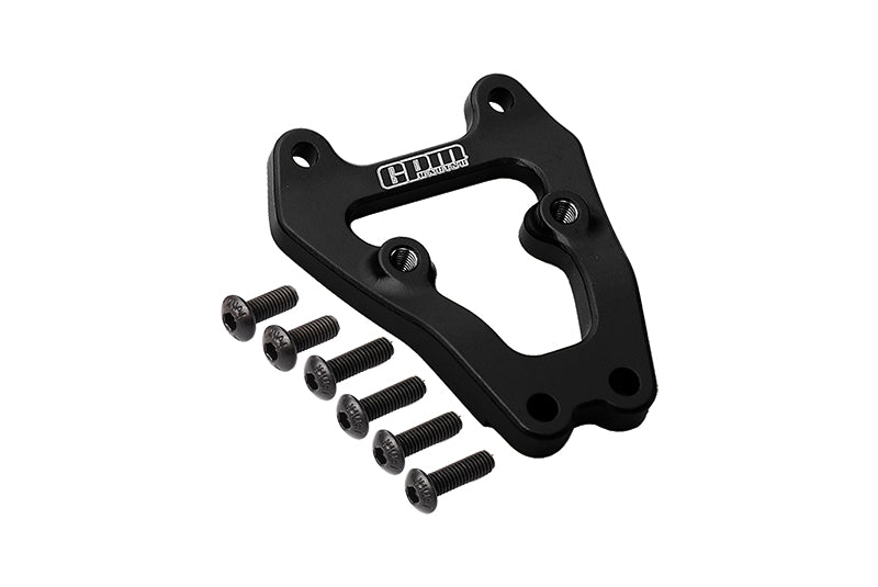 Losi 1/10 Lasernut U4 Tenacity LOS03028 Aluminium Front Bumper Support Frame - 7Pc Set Black