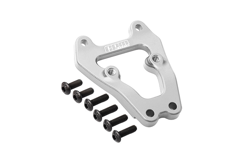 Losi 1/10 Lasernut U4 Tenacity LOS03028 Aluminium Front Bumper Support Frame - 7Pc Set Silver