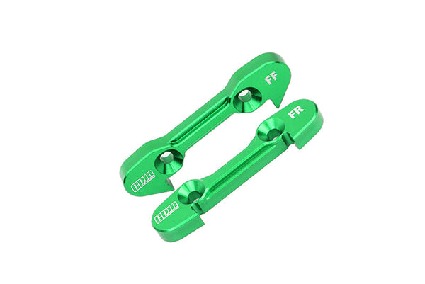 Aluminum 7075 Alloy Front Lower Suspension Mount For LOSI 1/6 8IGHT-X Super Lasernut 4WD Buggy-LOS04019 / 1:8 8IGHT-XE Sensored Buggy-LOS04018 / 8IGHT-XTE Sensored Truggy-LOS04020 Upgrades - Green