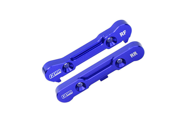 Aluminum 7075 Alloy Rear Lower Suspension Mount For LOSI 1/6 8IGHT-X Super Lasernut 4WD Buggy-LOS04019 / 1:8 8IGHT-XE Sensored Buggy-LOS04018 / 8IGHT-XTE Sensored Truggy-LOS04020 Upgrades - Blue