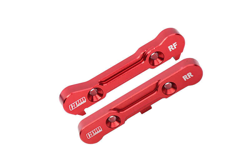 Aluminum 7075 Alloy Rear Lower Suspension Mount For LOSI 1/6 8IGHT-X Super Lasernut 4WD Buggy-LOS04019 / 1:8 8IGHT-XE Sensored Buggy-LOS04018 / 8IGHT-XTE Sensored Truggy-LOS04020 Upgrades - Red