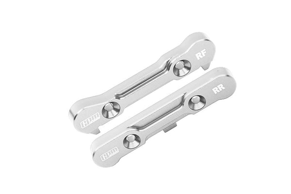 Aluminum 7075 Alloy Rear Lower Suspension Mount For LOSI 1/6 8IGHT-X Super Lasernut 4WD Buggy-LOS04019 / 1:8 8IGHT-XE Sensored Buggy-LOS04018 / 8IGHT-XTE Sensored Truggy-LOS04020 Upgrades - Silver