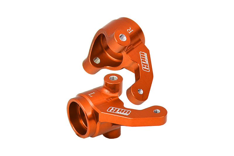 Aluminum 7075 Alloy Spindle Set For LOSI 1:6 8IGHT-X Super Lasernut Buggy-LOS04019 / 1:8 8IGHT-XE 4WD Buggy-LOS04018 / 1:8 8IGHT-XTE 4WD Truggy-LOS04020 Upgrades - Orange