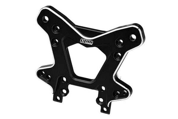 Aluminum 7075 Alloy Front Shock Tower For LOSI 1/6 8IGHT-X Super Lasernut 4WD Brushless Buggy LOS04019 Upgrades - Black