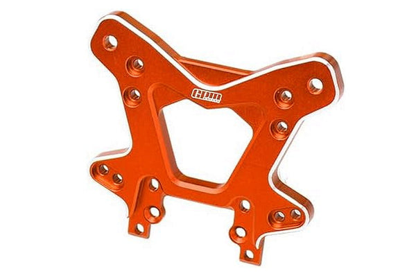 Aluminum 7075 Alloy Front Shock Tower For LOSI 1/6 8IGHT-X Super Lasernut 4WD Brushless Buggy LOS04019 Upgrades - Orange