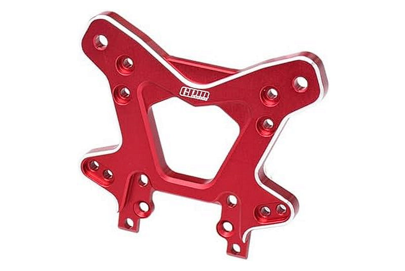 Aluminum 7075 Alloy Front Shock Tower For LOSI 1/6 8IGHT-X Super Lasernut 4WD Brushless Buggy LOS04019 Upgrades - Red