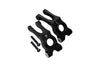 Aluminum Rear Knuckle Arm For Arrma  1:10 GRANITE / BIG ROCK 3S / BIG ROCK V3 3S / VORTEKS 3S - 1Pr Set Black