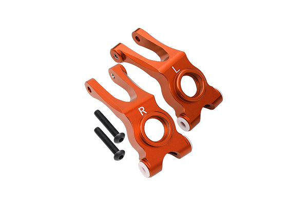 Aluminum Rear Knuckle Arm For Arrma  1:10 GRANITE / BIG ROCK 3S / BIG ROCK V3 3S / VORTEKS 3S - 1Pr Set Orange