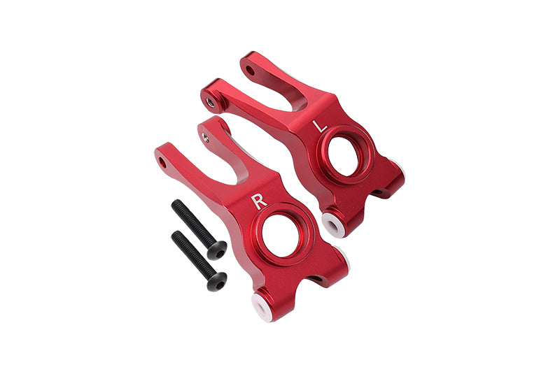 Aluminum Rear Knuckle Arm For Arrma  1:10 GRANITE / BIG ROCK 3S / BIG ROCK V3 3S / VORTEKS 3S - 1Pr Set Red