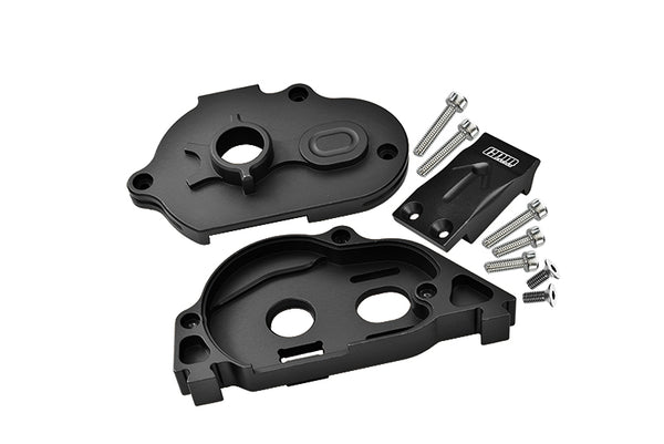 Arrma Granite 4X4 BLX Mega Monster Truck Aluminum Rear Gear Protection Motor Mount - 1 Set Black