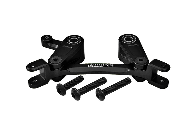 Aluminum 7075 Alloy Steering Assembly For Arrma 1:10 GRANITE / BIG ROCK / SENTON / VENDETTA / VORTEKS / KRATON / OUTCAST / 1:8 TYPHON Upgrade Parts - Black