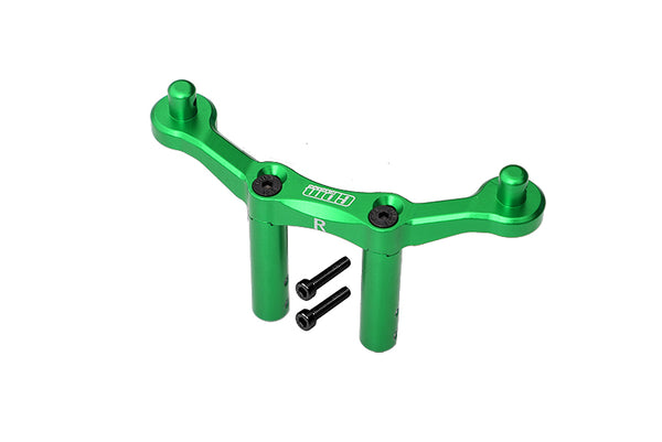 Aluminum Rear Body Mount & Post For Arrma 1:10 Granite 4X4 / Big Rock Crew Cab 4X4 3S / Big Rock 4X4 V3 3S - 1Pc Set Green