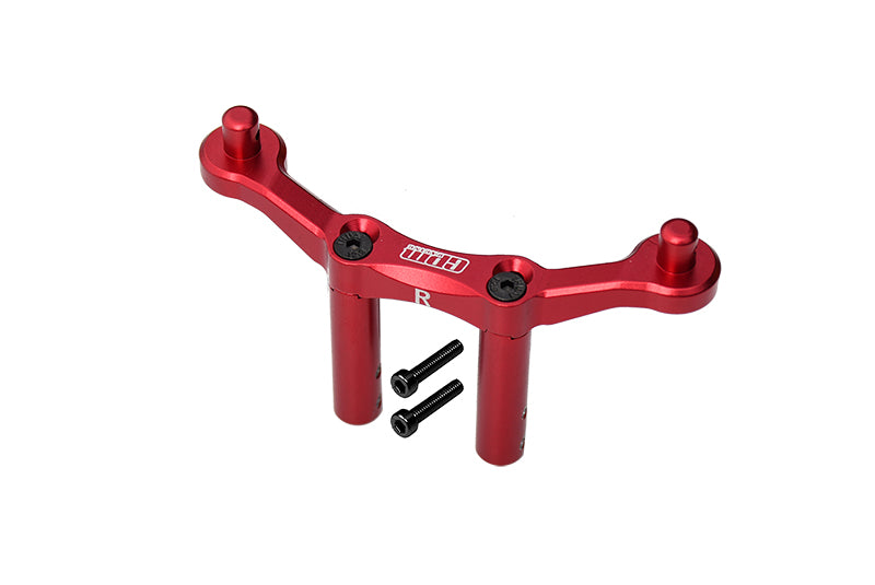 Aluminum Rear Body Mount & Post For Arrma 1:10 Granite 4X4 / Big Rock Crew Cab 4X4 3S / Big Rock 4X4 V3 3S - 1Pc Set Red