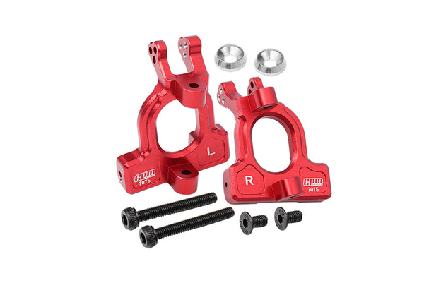 Arrma 1/10 KRATON 4S BLX Aluminum Front C Hubs - 2Pc Set Red