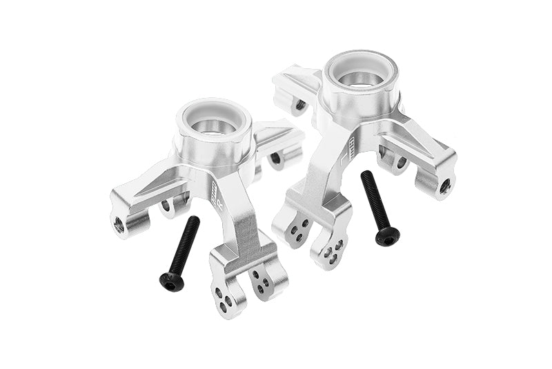 Arrma 1/10 KRATON 4S BLX Aluminum Front Knuckle Arms - 4Pc Set Silver