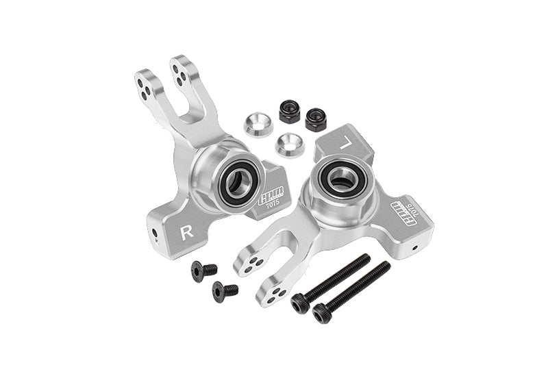 Arrma 1/10 KRATON 4S BLX Aluminum Rear Knuckle Arm - 2Pc Set Silver