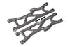 Arrma 1/10 KRATON 4S BLX Aluminum Rear Lower Arms - 2Pc Set Gray Silver