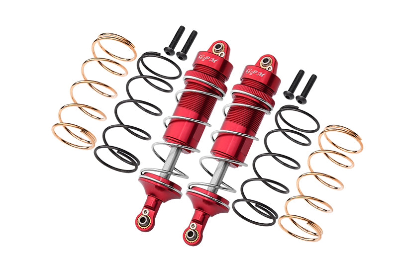 Arrma 1/10 KRATON 4S BLX Aluminum Front Thickened Spring Dampers 107mm - 10Pc Set Red