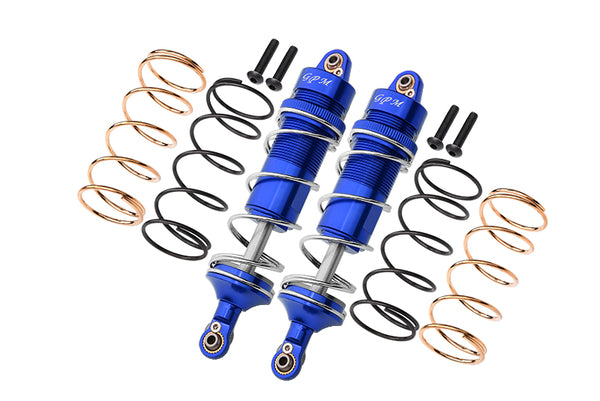 Arrma 1/10 KRATON 4S BLX Aluminum Rear Thickened Spring Dampers 120mm - 10Pc Set Blue