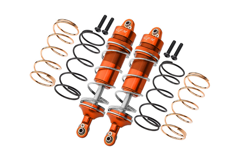 Arrma 1/10 KRATON 4S BLX Aluminum Rear Thickened Spring Dampers 120mm - 10Pc Set Orange