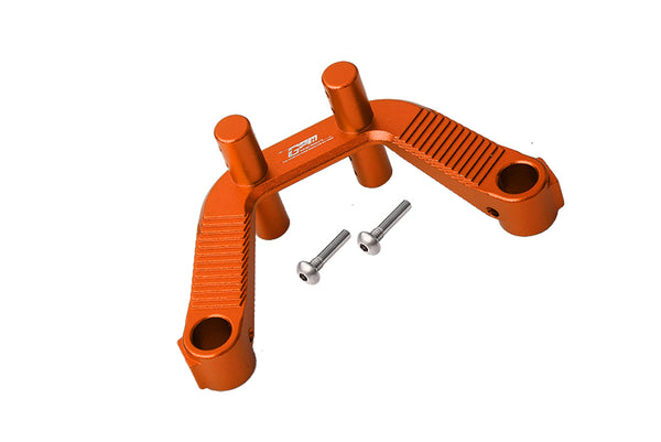 Arrma 1/10 KRATON 4S BLX Aluminum Rear Body Post Stabilizer - 3Pc Set Orange