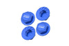 Aluminum Wheel Lock For Arrma 1:5 KRATON 8S BLX / OUTCAST 8S BLX / KRATON EXB Roller - 4Pc Set Blue