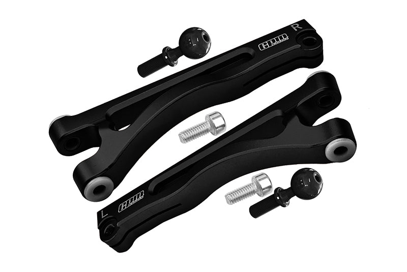 Arrma 1/7 Mojave 6S BLX Aluminum Front Upper Arms - 2Pc Set Black