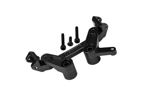 Aluminum 7075 Alloy Front Steering Assembly For Arrma 1/8 MOJAVE 4X4 4S BLX Desert Truck RTR-ARA4404 Upgrades - Black